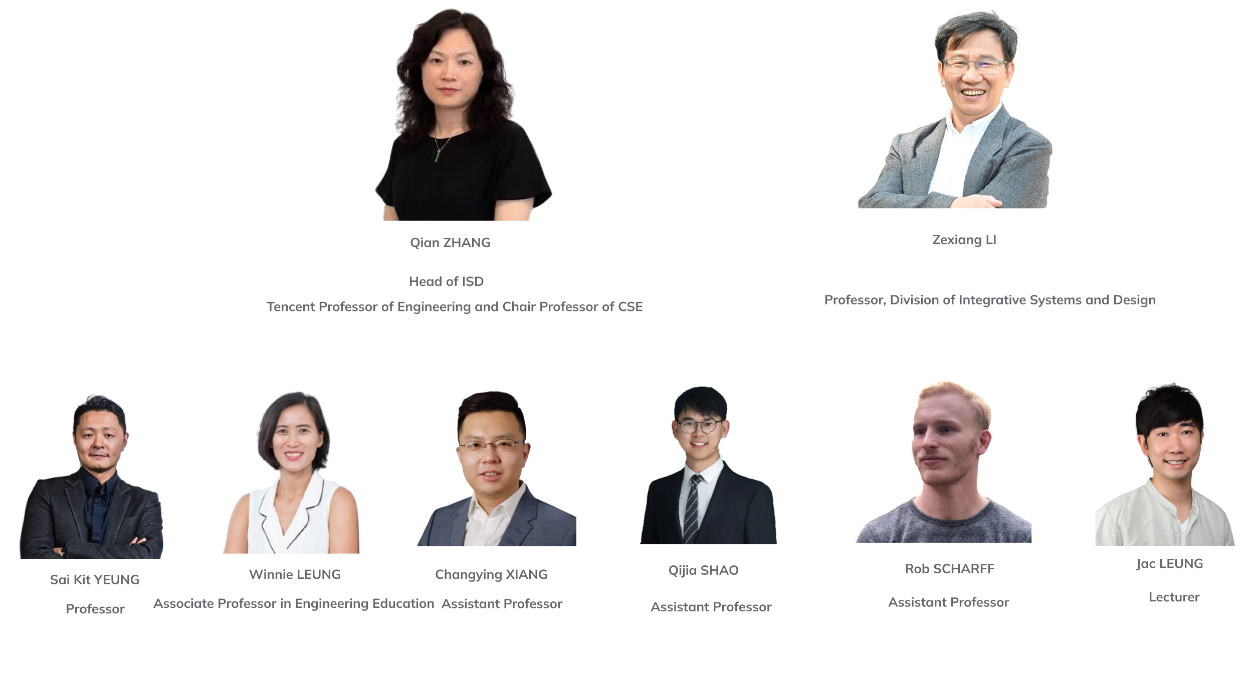 Faculty and advisors